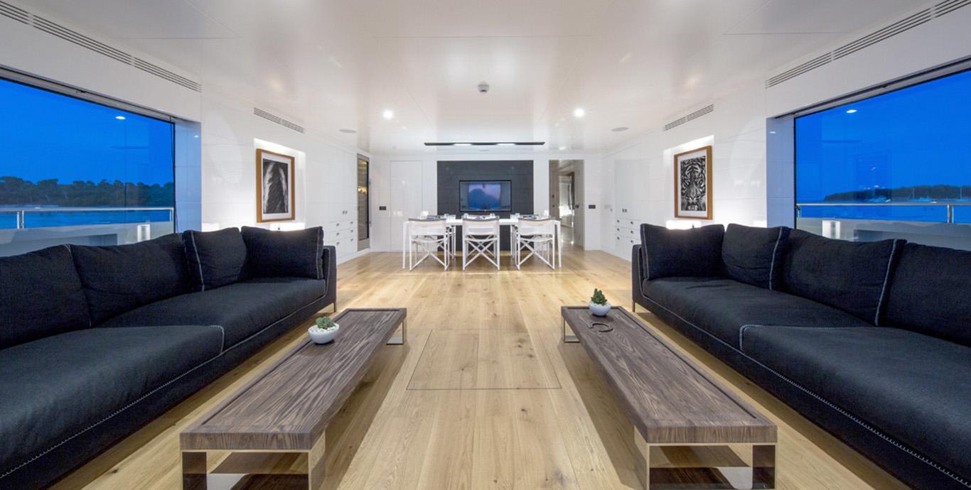 Aboard S7 a 128ft (39.3m) luxury motor yacht , built by TANSU YACHTS in 2016