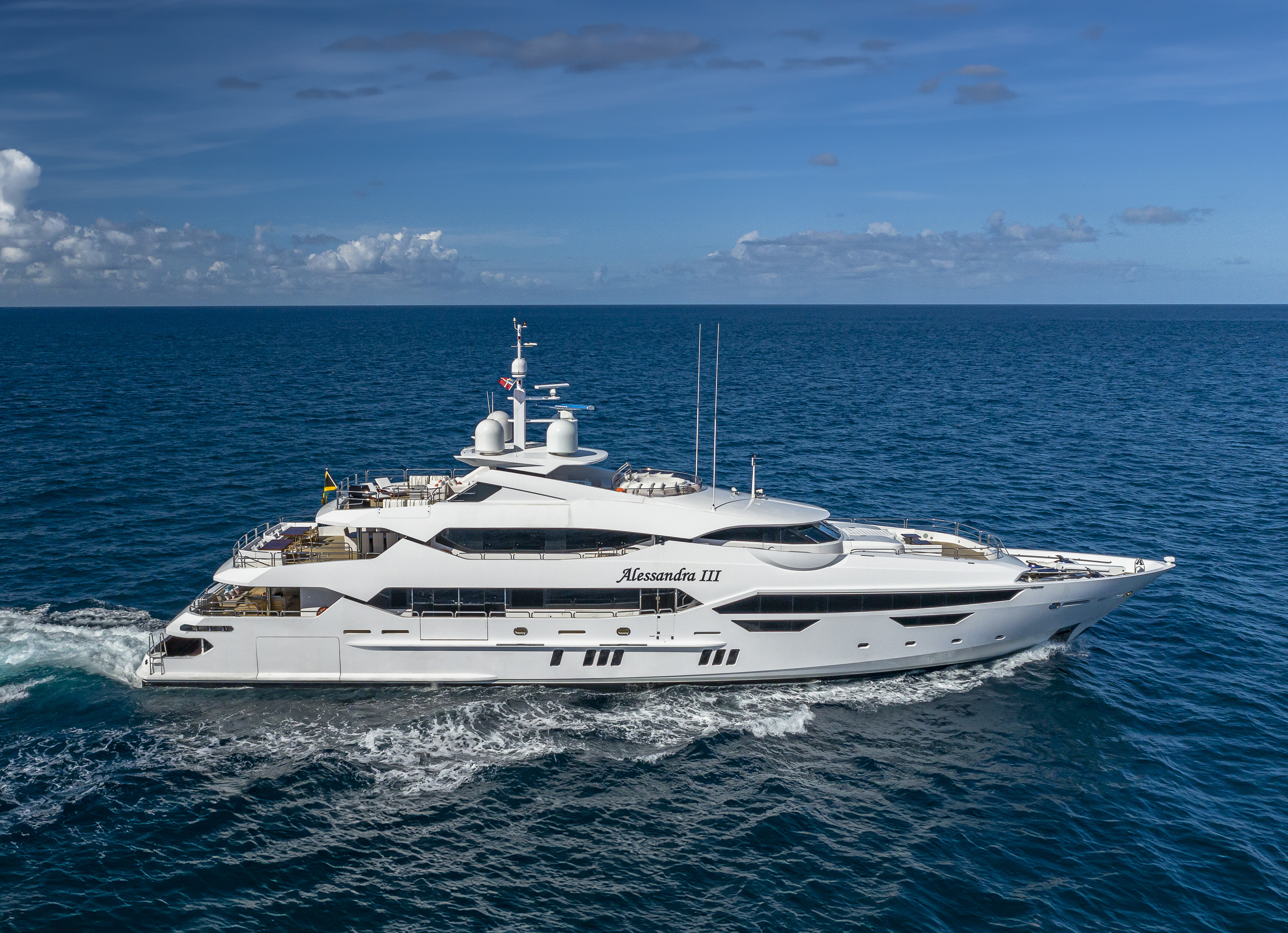 Aboard ALESSANDRA III a 155ft (47.24m) luxury motor yacht for Charter available with Fraser Yachts, built by SUNSEEKER in 2016