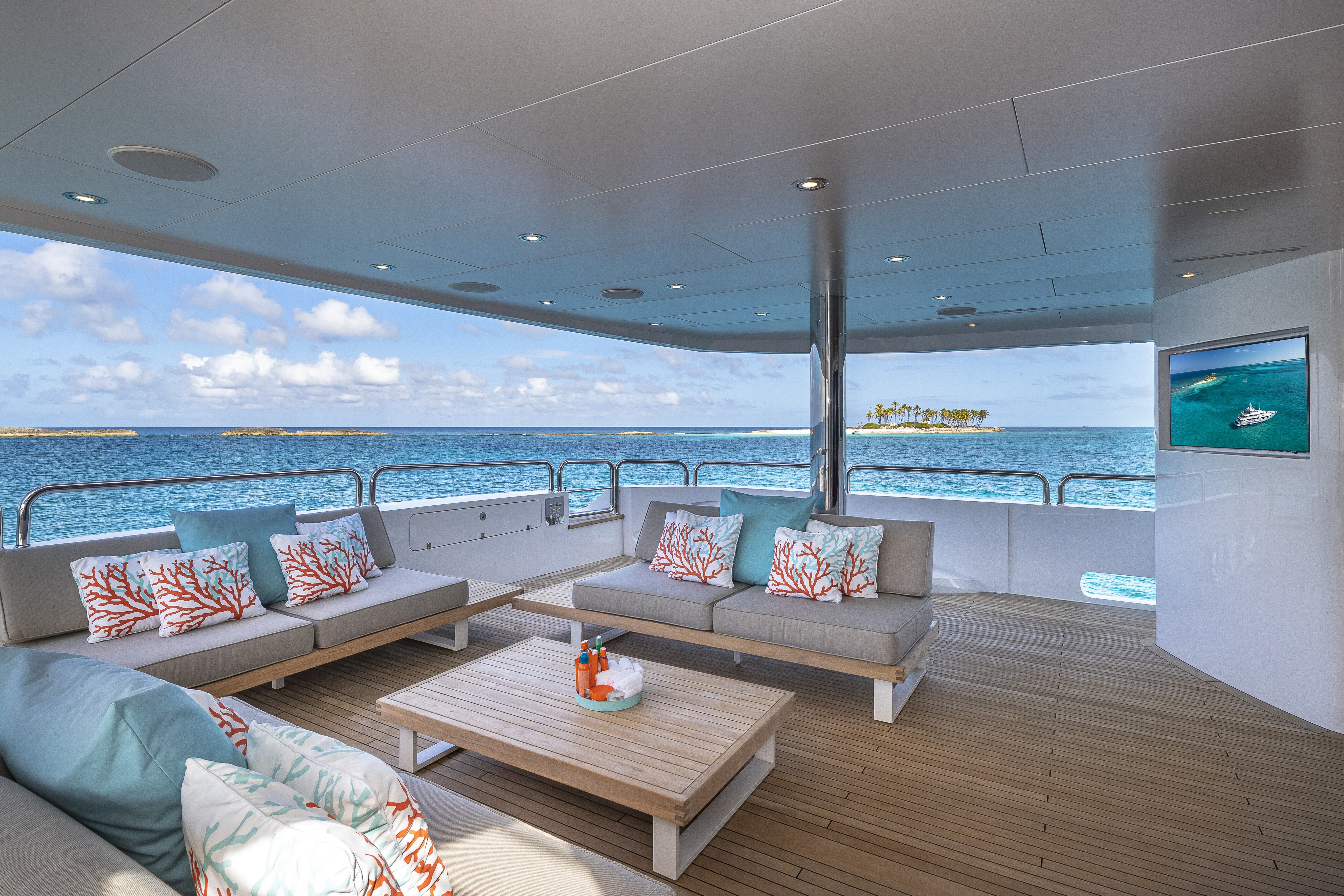 Aboard ALESSANDRA III a 155ft (47.24m) luxury motor yacht for Charter available with Fraser Yachts, built by SUNSEEKER in 2016