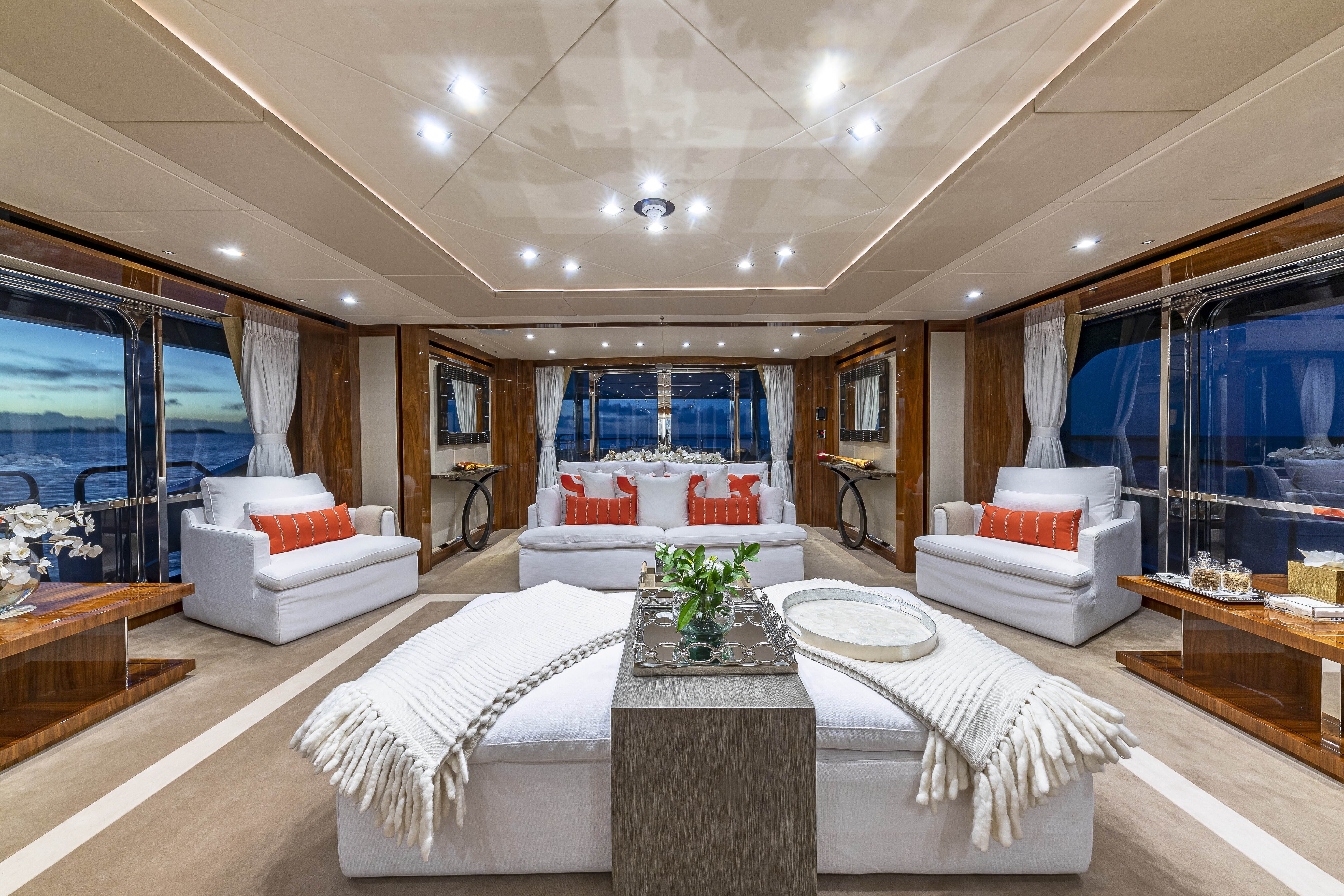 Aboard ALESSANDRA III a 155ft (47.24m) luxury motor yacht for Charter available with Fraser Yachts, built by SUNSEEKER in 2016