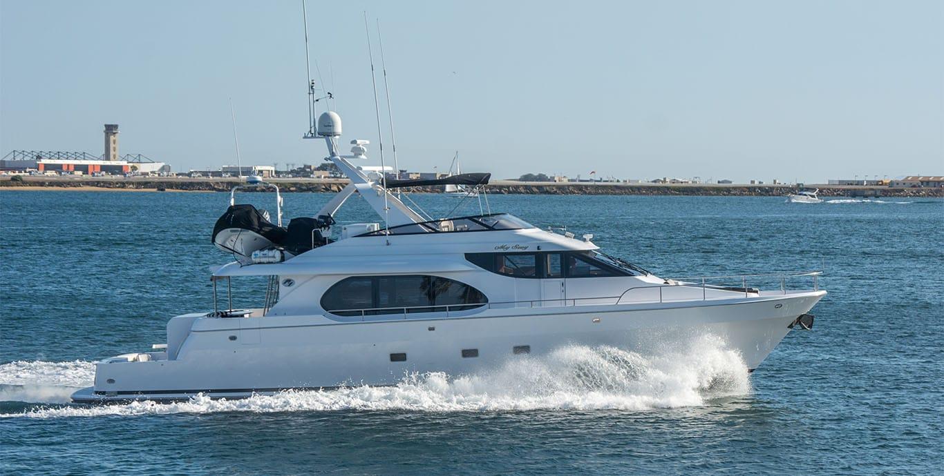 Aboard MY SUSY a 70ft (21.34m) luxury motor yacht , built by NORTHERN PACIFIC in 2000