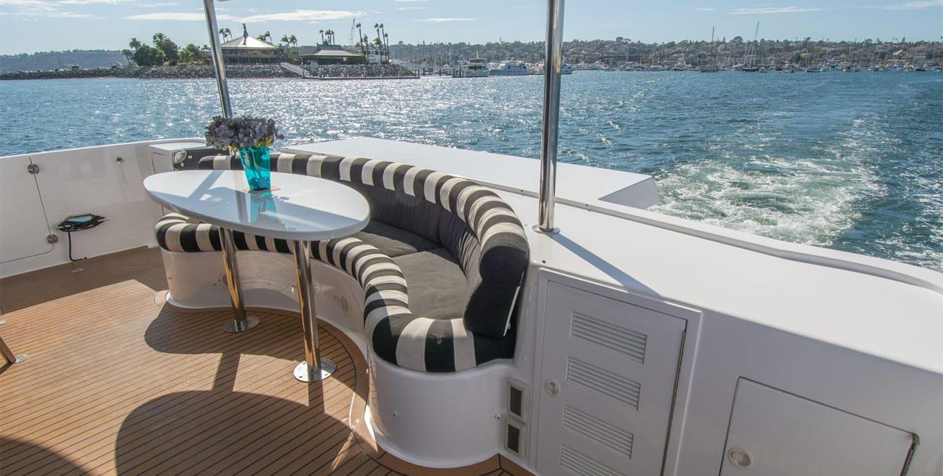 Aboard MY SUSY a 70ft (21.34m) luxury motor yacht , built by NORTHERN PACIFIC in 2000
