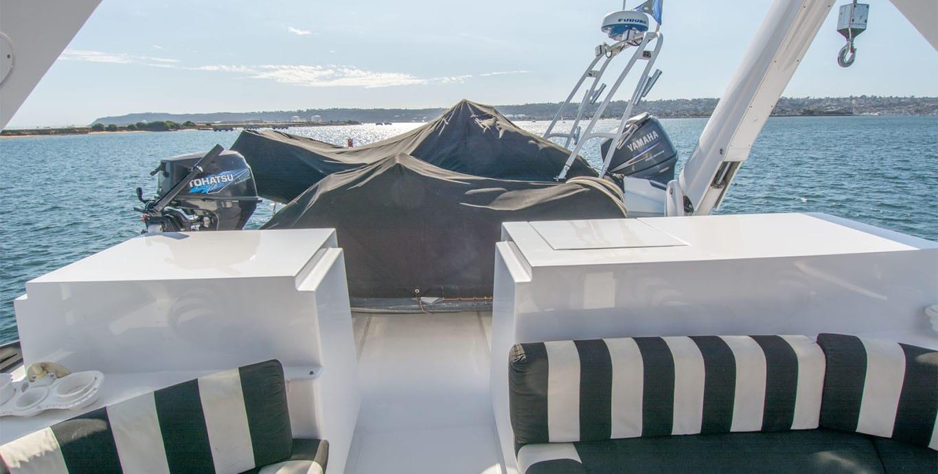 Aboard MY SUSY a 70ft (21.34m) luxury motor yacht , built by NORTHERN PACIFIC in 2000