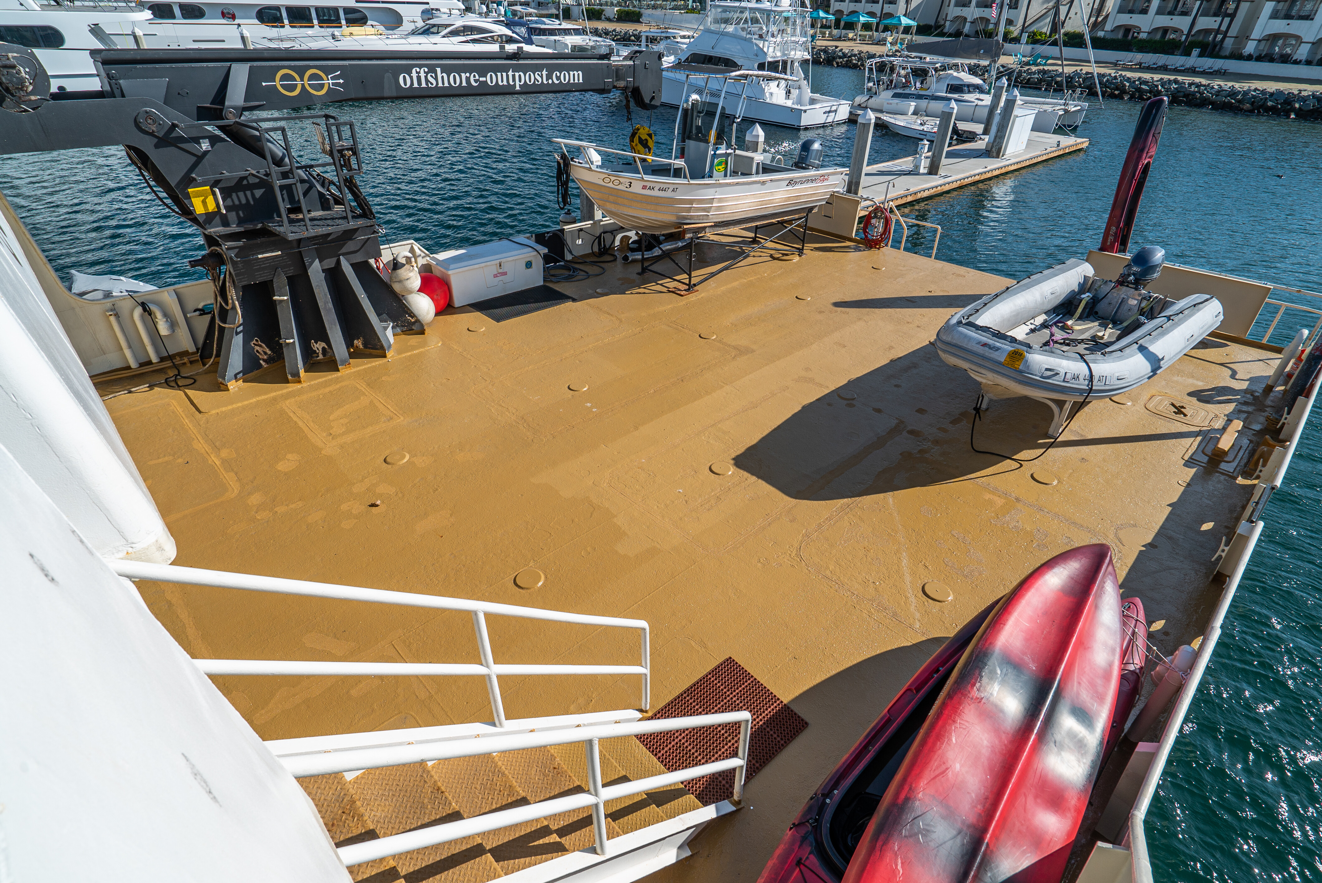 Aboard PACIFIC PROVIDER a 157ft (47.85m) luxury motor yacht for Sale available with Fraser Yachts, built by BLOUNT MARINE in 1978
