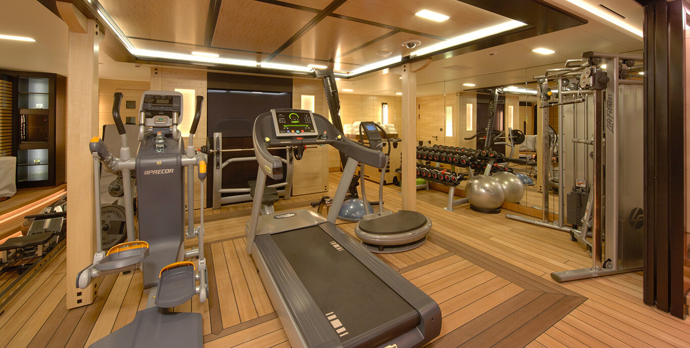 Aboard AMARYLLIS a 257ft (78.43m) luxury motor yacht , built by ABEKING & RASMUSSEN in 2011