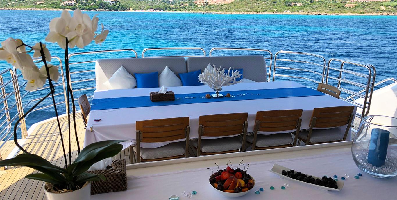 Aboard REGULUS a 128ft (39.12m) luxury motor yacht , built by SUNSEEKER in 2010