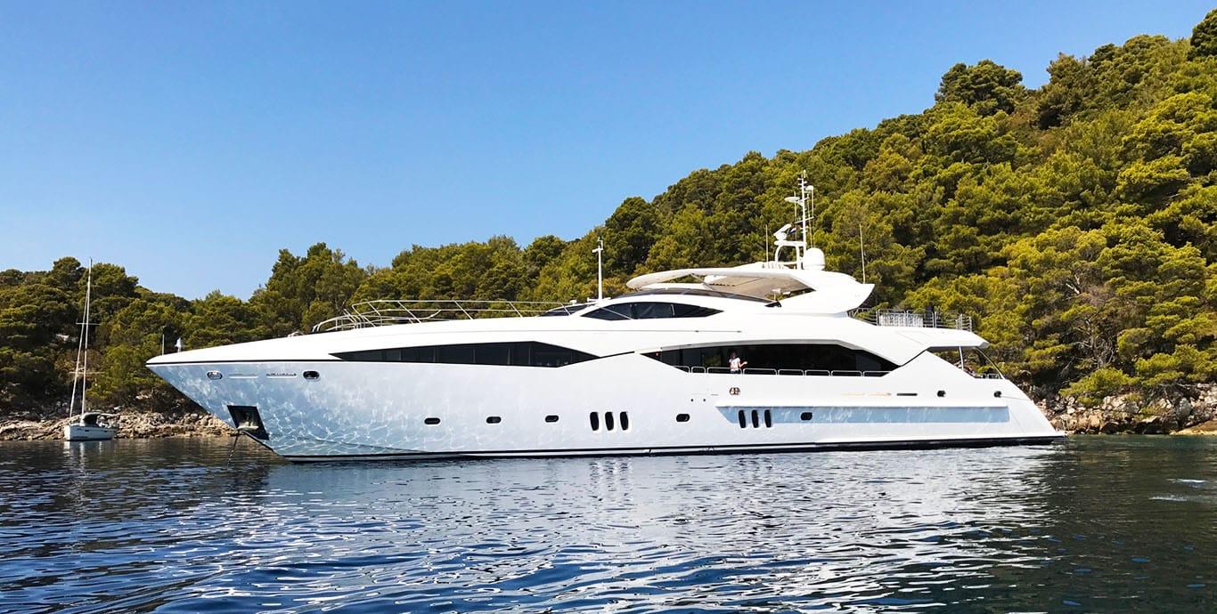 Aboard REGULUS a 128ft (39.12m) luxury motor yacht , built by SUNSEEKER in 2010