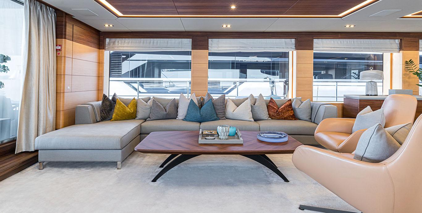 Aboard BOMBAY a 163ft (49.92m) luxury motor yacht , built by BENETTI in 2016