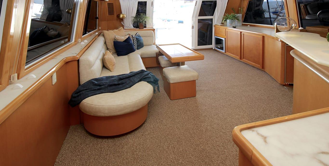 Aboard CABERNET a 57ft (17.37m) luxury motor yacht , built by MCKINNA in 1998