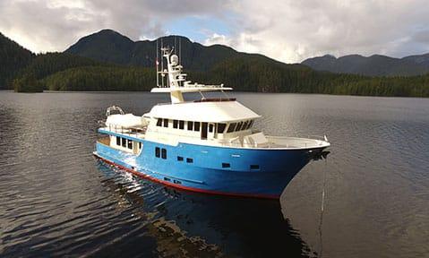 Aboard ISLANDER a 84ft (25.6m) luxury motor yacht , built by NORTHERN MARINE in 2006