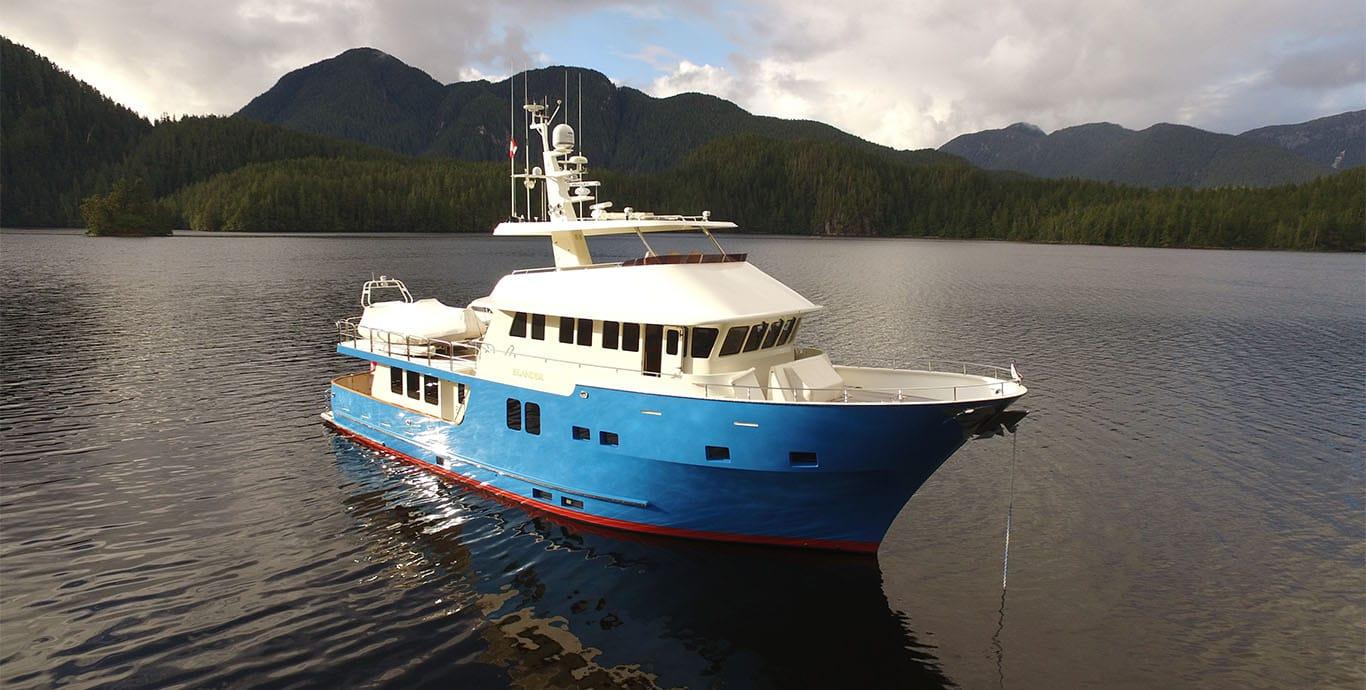 Aboard ISLANDER a 84ft (25.6m) luxury motor yacht , built by NORTHERN MARINE in 2006