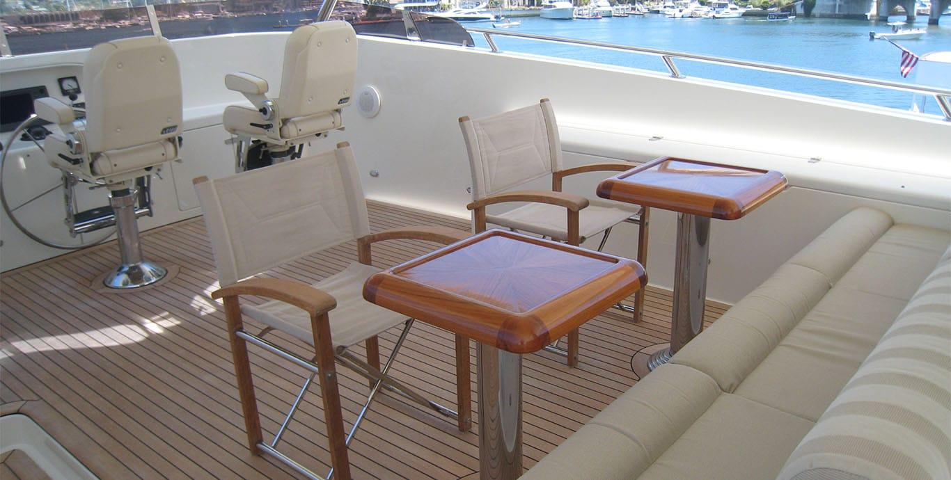 Aboard ISLANDER a 84ft (25.6m) luxury motor yacht , built by NORTHERN MARINE in 2006