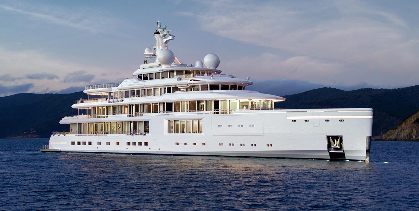 Aboard LUMINOSITY a 353ft (107.6m) luxury motor yacht , built by BENETTI in 2020