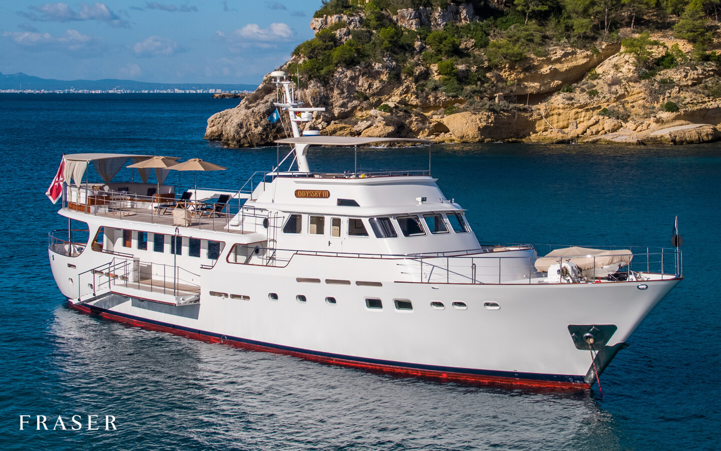Aboard ODYSSEY III a 108ft (33m) luxury motor yacht , built by BENETTI in 1967
