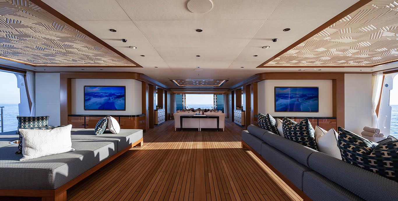Aboard MAR a 351ft (107m) luxury motor yacht , built by BENETTI in 2020
