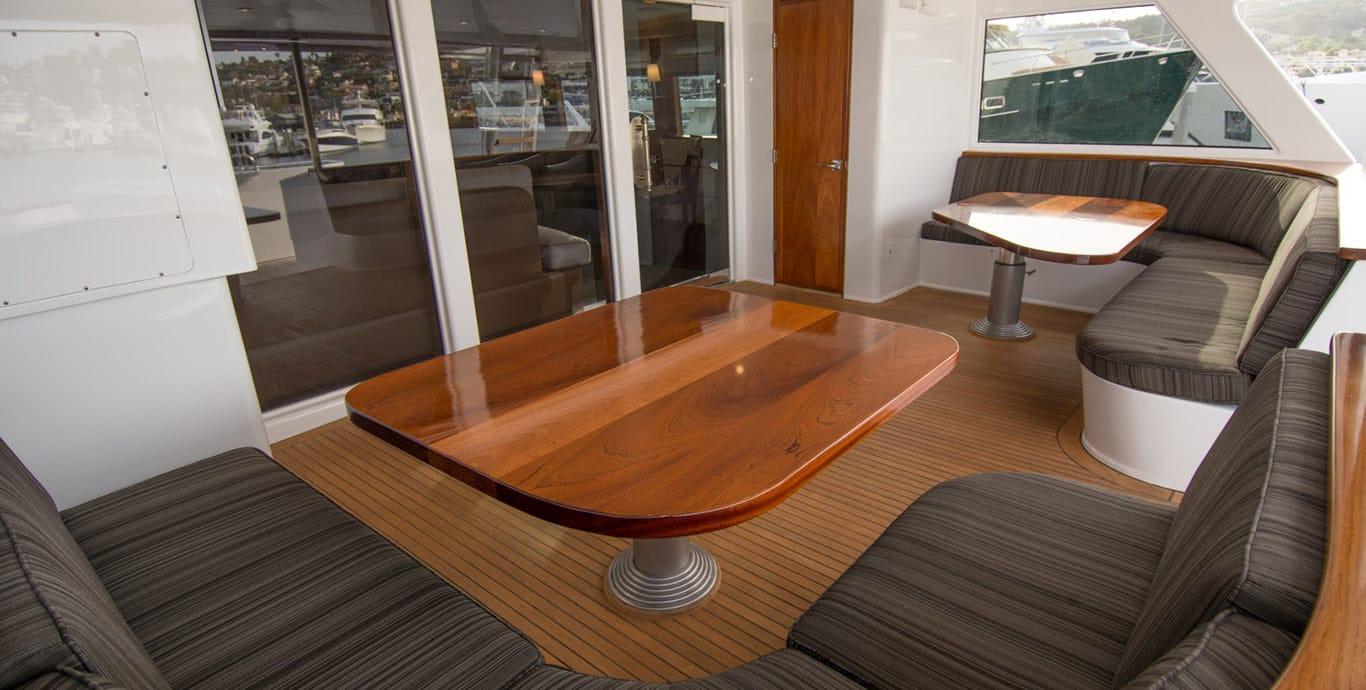 Aboard EL REY a 112ft (34.14m) luxury motor yacht , built by DEEP SEA MARINE in 1987