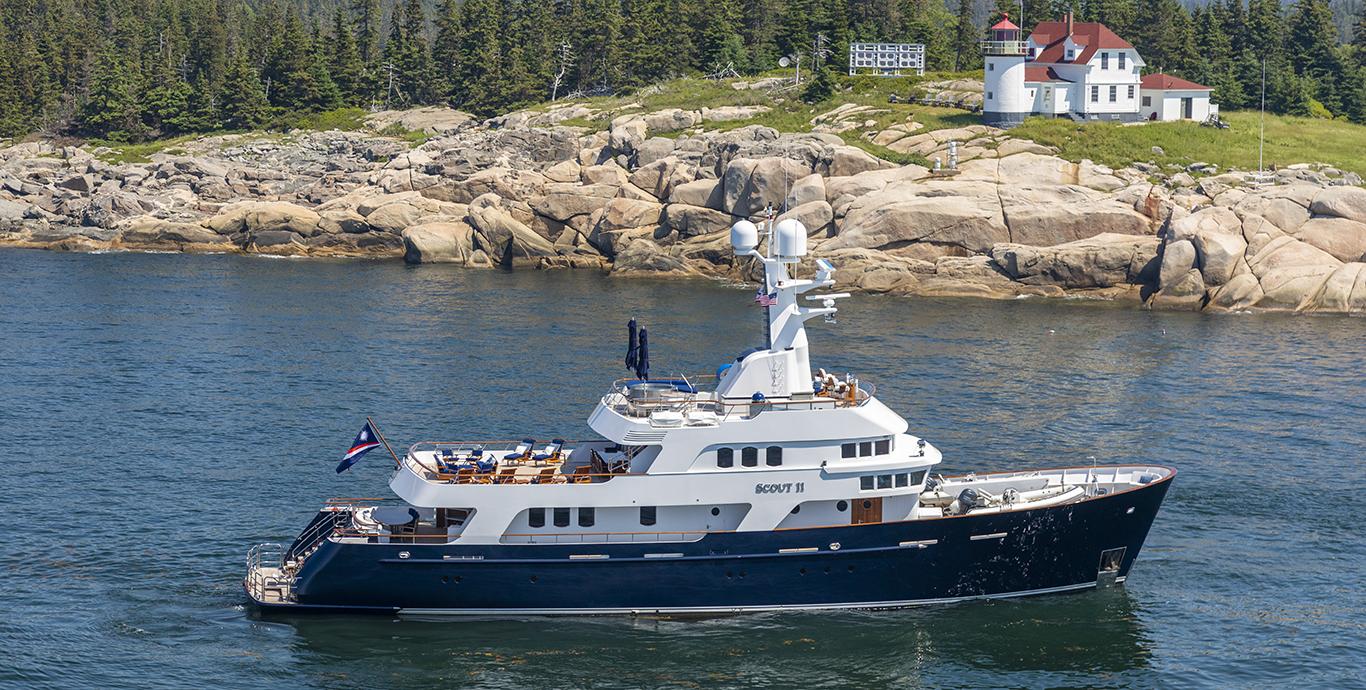 Aboard GLACIAL BEAR a 129ft (39.6m) luxury motor yacht , built by BROOKE MARINE in 1993