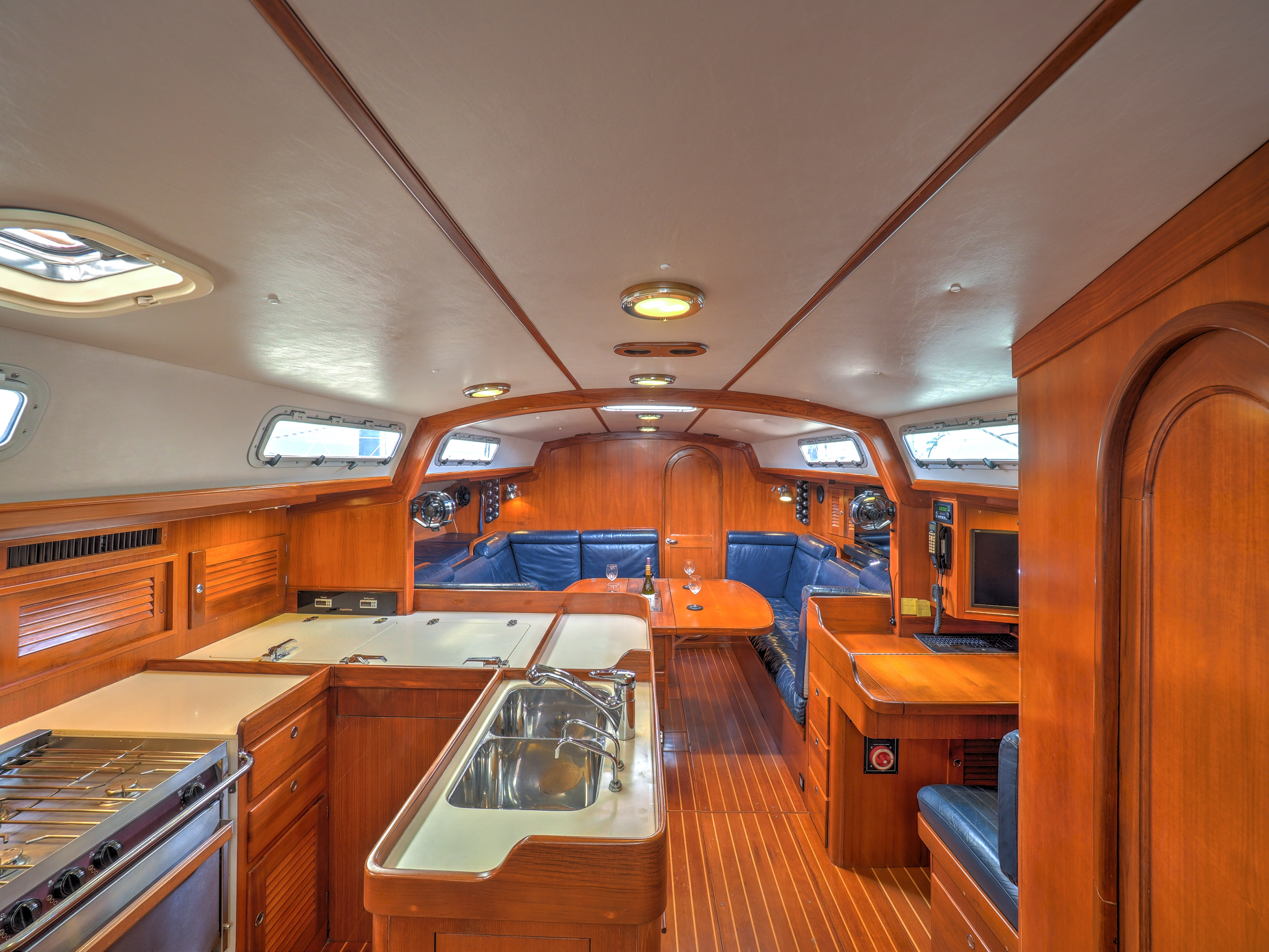 Aboard BLUE a 52ft (16.03m) luxury sailing yacht for Sale available with Fraser Yachts, built by J BOATS in 2003
