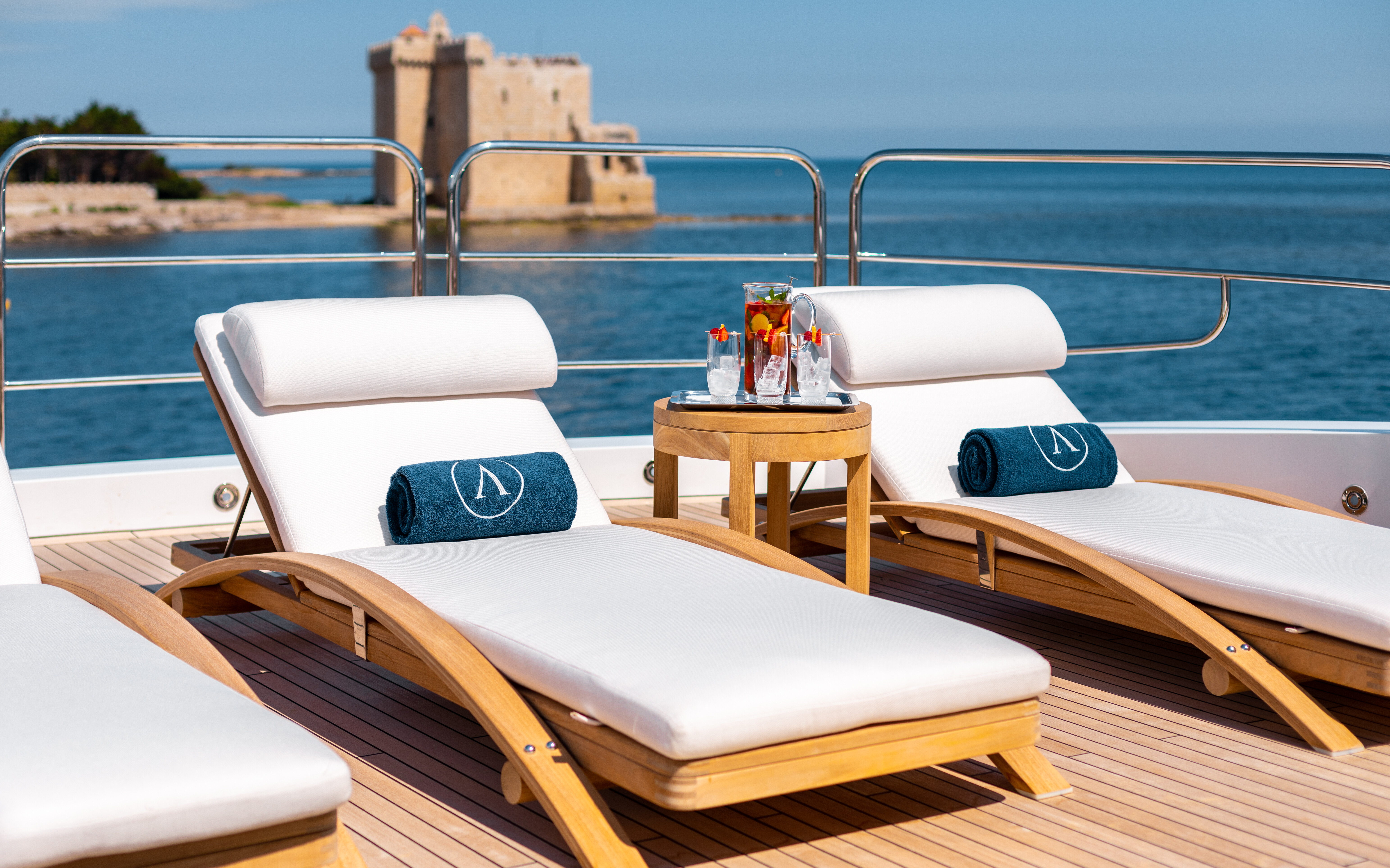 Aboard ARADOS a 155ft (47.24m) luxury motor yacht , built by SUNSEEKER in 2014