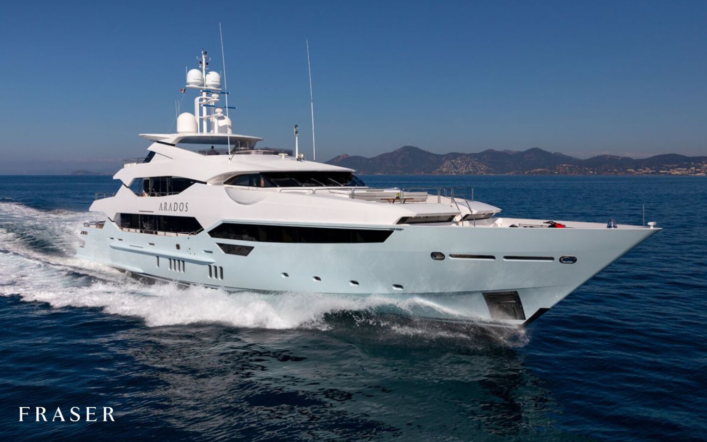 Aboard ARADOS a 155ft (47.24m) luxury motor yacht , built by SUNSEEKER in 2014