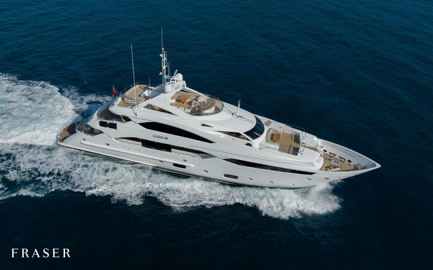 Aboard LUSIA M a 131ft (40.05m) luxury motor yacht , built by SUNSEEKER in 2013