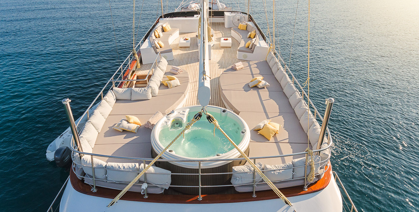 Aboard LADY GITA a 161ft (49.26m) luxury sailing yacht , built by ODISEJ in 2019