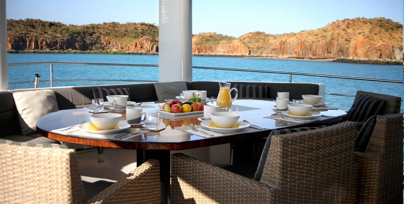Aboard MONSY a 137ft (41.85m) luxury motor yacht , built by CUSTOM BUILT in 1964