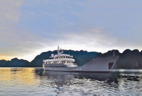 Aboard MONSY a 137ft (41.85m) luxury motor yacht , built by CUSTOM BUILT in 1964