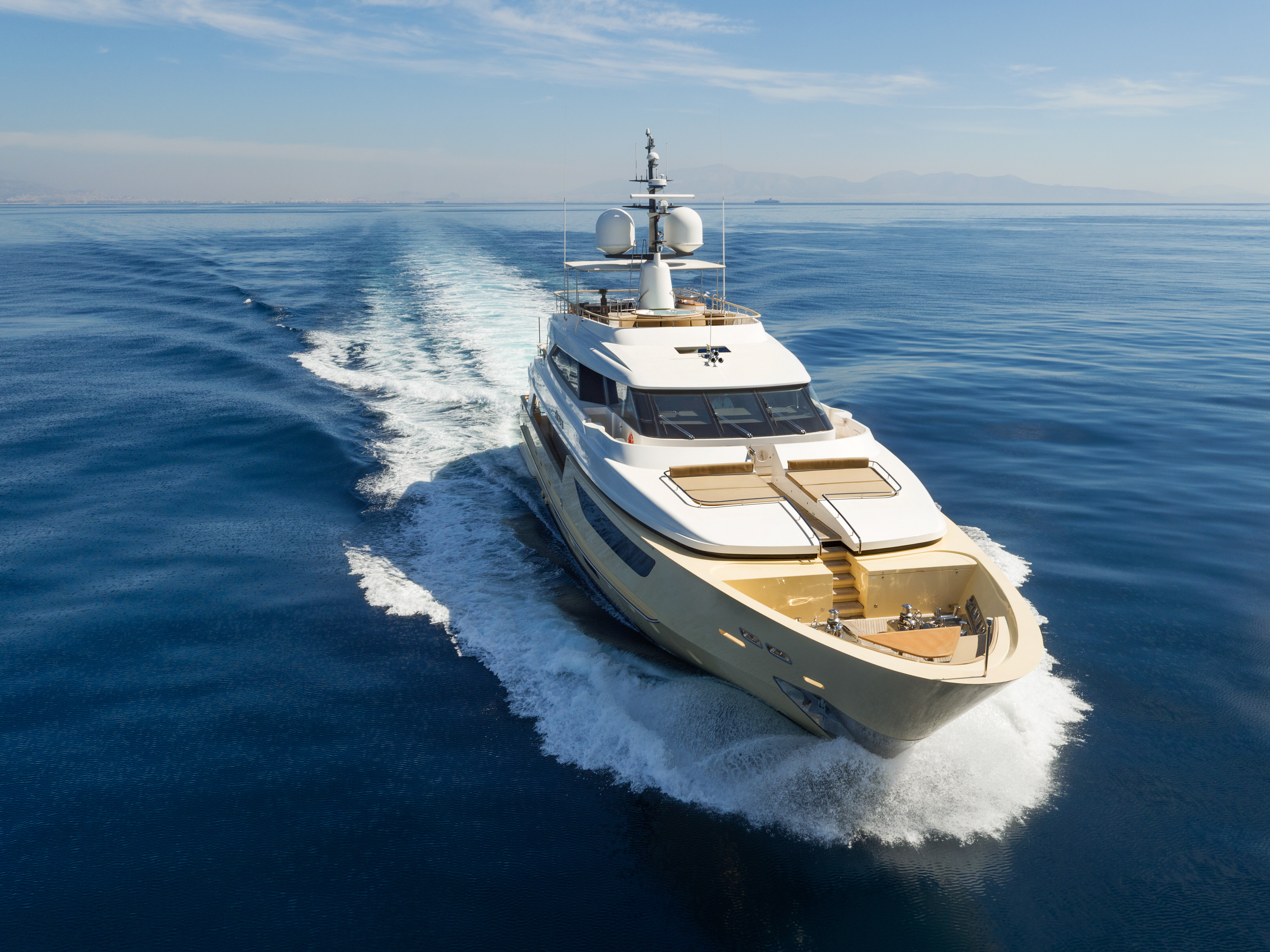 Aboard SOURAYA a 125ft (38.1m) luxury motor yacht for Charter available with Fraser Yachts, built by SANLORENZO in 2012