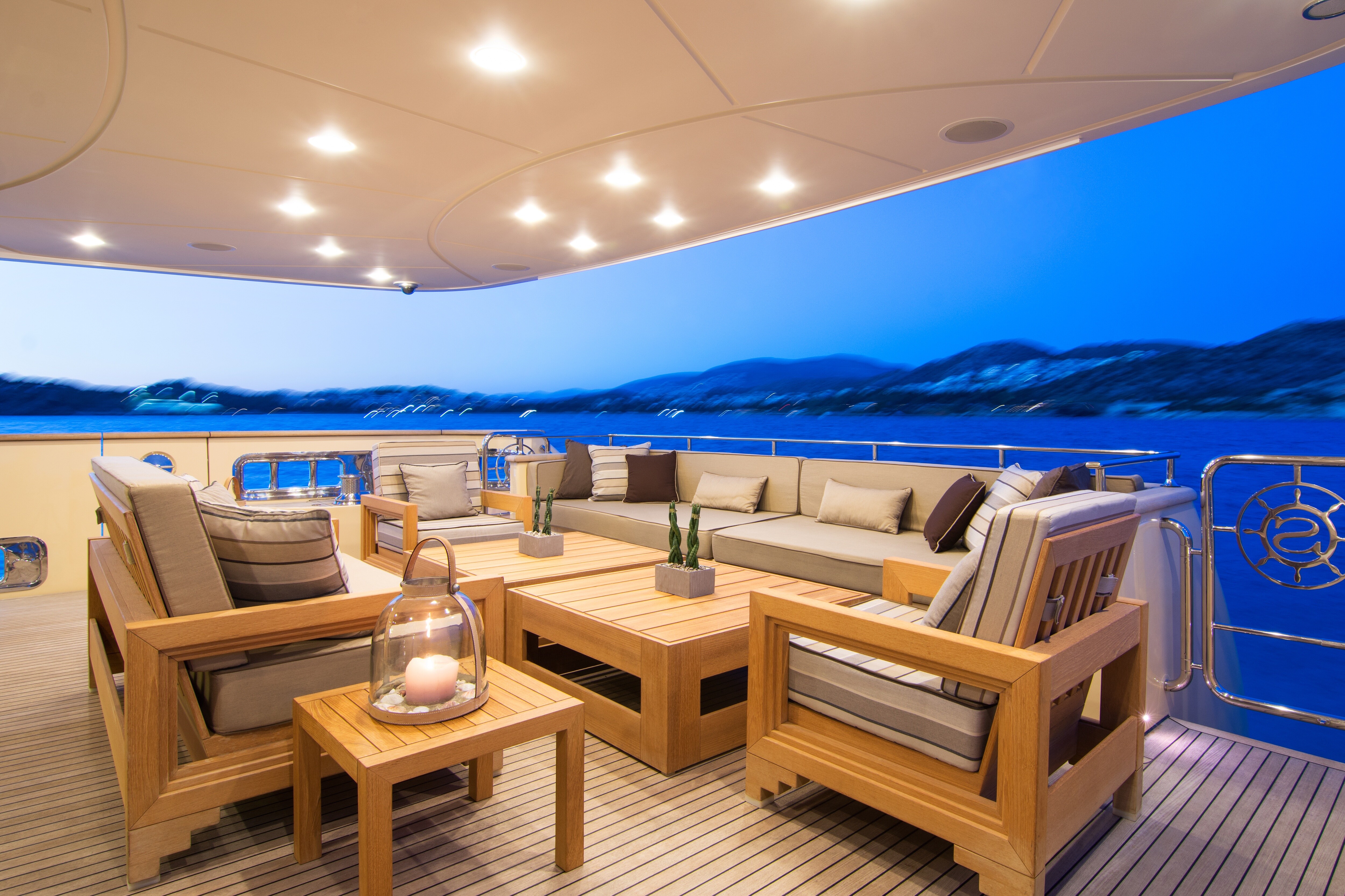 Aboard SOURAYA a 125ft (38.1m) luxury motor yacht for Charter available with Fraser Yachts, built by SANLORENZO in 2012