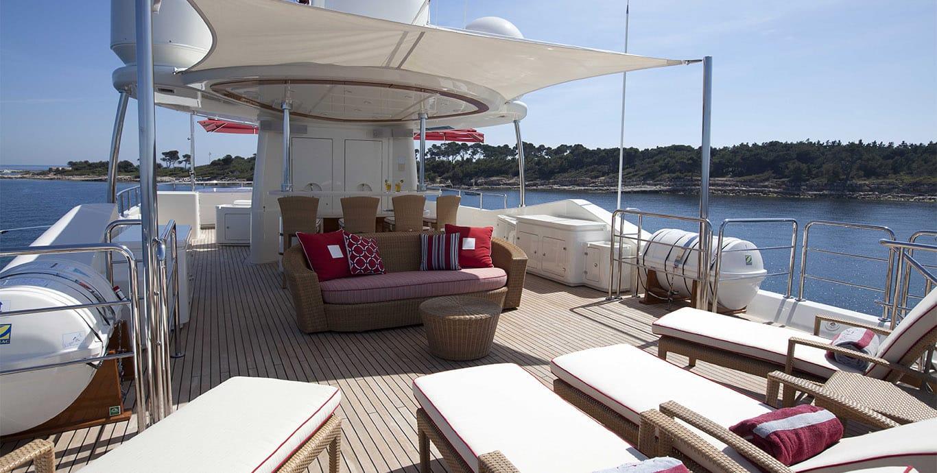 Aboard EMOTION² a 139ft (42.6m) luxury motor yacht , built by CRN in 2007