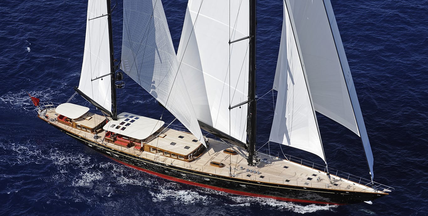 Aboard MARIE a 179ft (54.6m) luxury sailing yacht for Charter available with Fraser Yachts, built by VITTERS in 2010