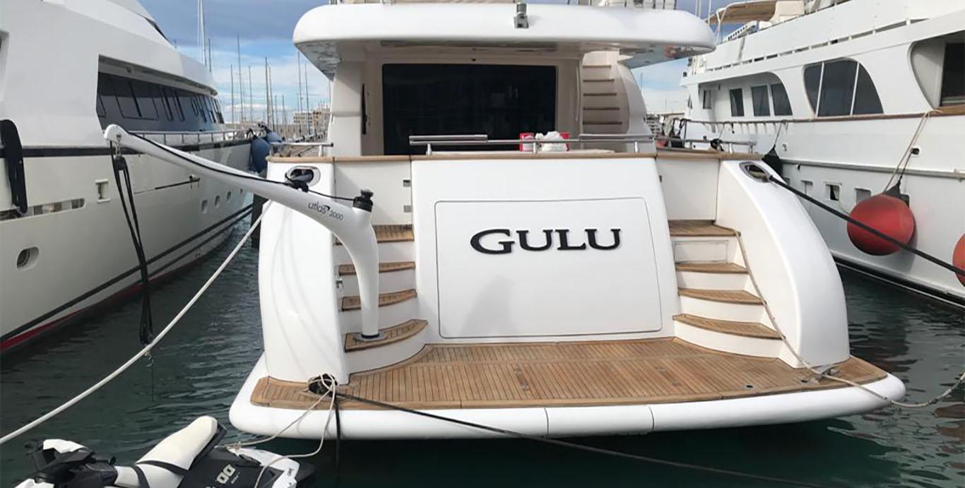 Aboard GULU a 89ft (27.3m) luxury motor yacht , built by MAIORA in 2011