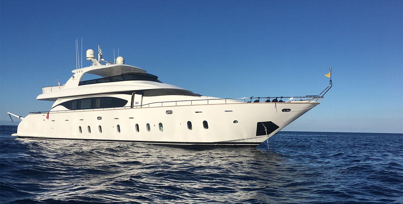 Aboard GULU a 89ft (27.3m) luxury motor yacht , built by MAIORA in 2011