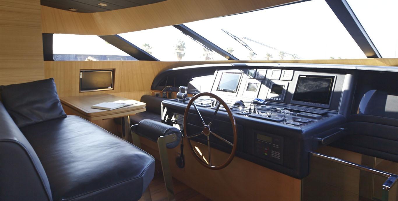 Aboard GULU a 89ft (27.3m) luxury motor yacht , built by MAIORA in 2011