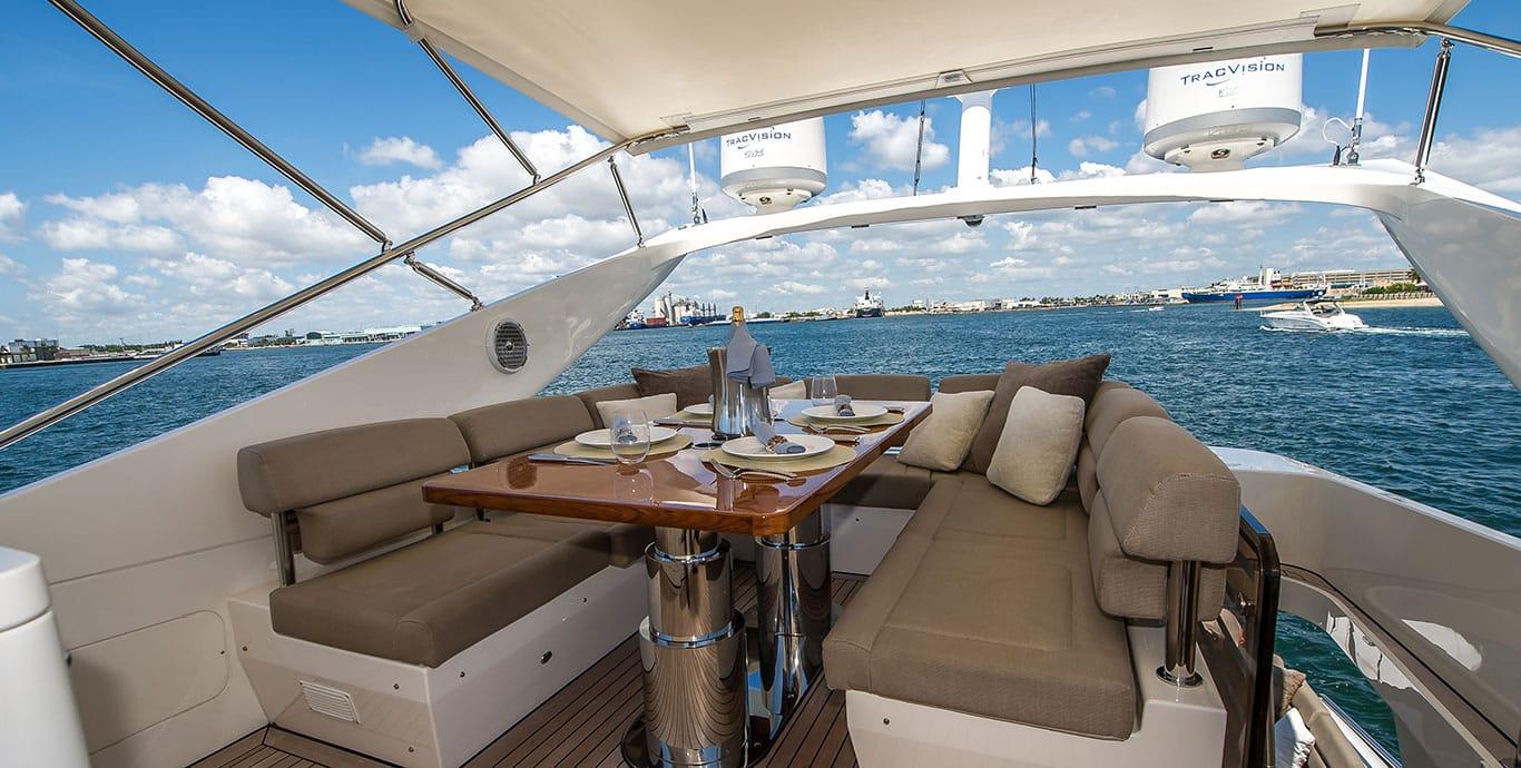 Aboard C2 MAZARIN a 78ft (23.9m) luxury motor yacht , built by TAMSEN YACHTS in 2011