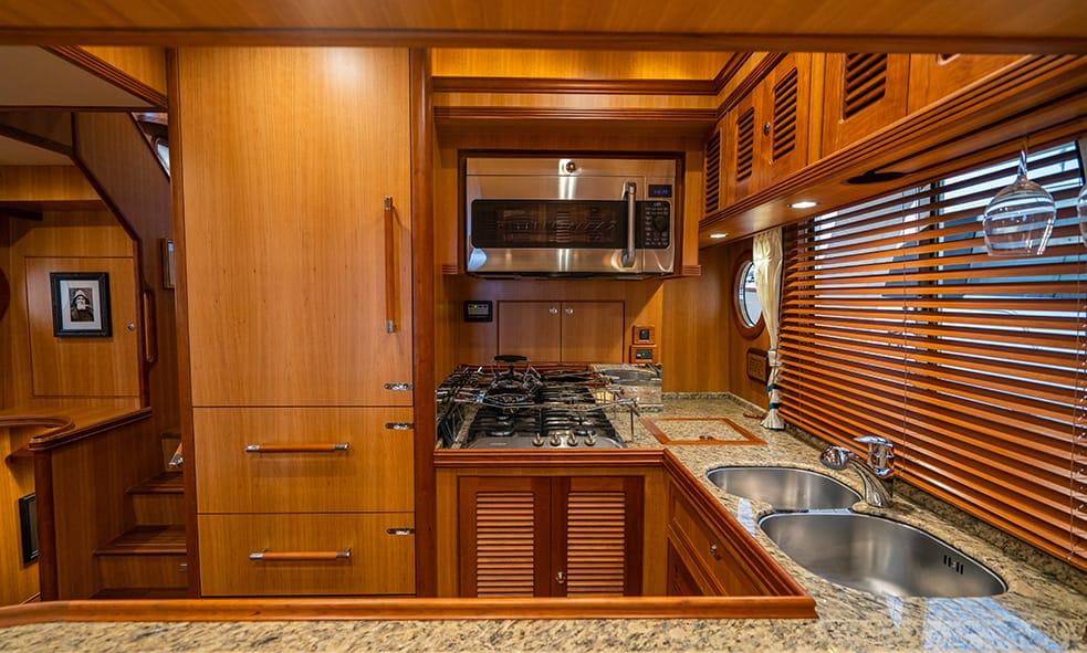 Aboard MS MIGRATION a 60ft (18.29m) luxury motor yacht , built by SELENE in 2016