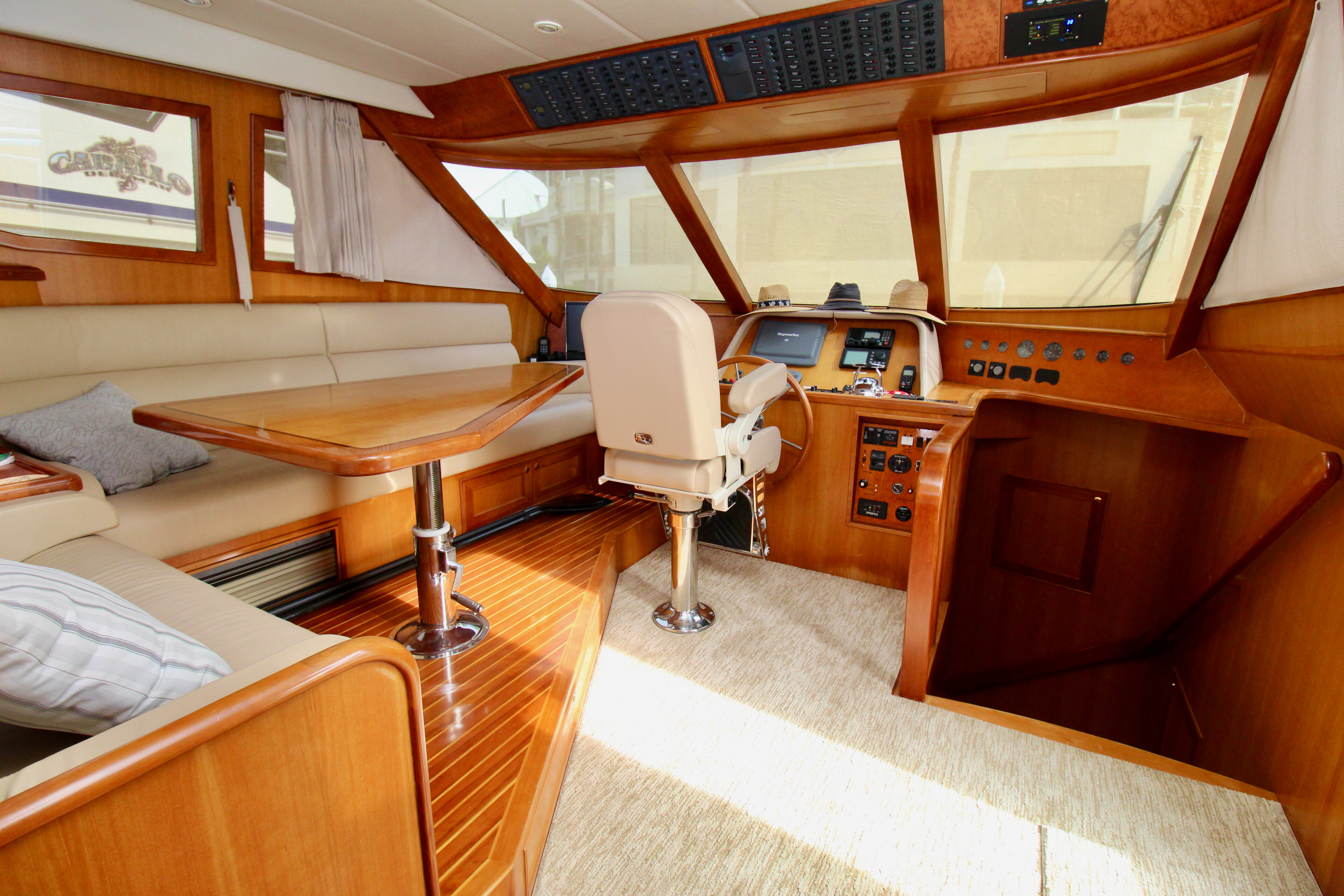 Aboard MAHALO a 57ft (17.37m) luxury motor yacht , built by MCKINNA in 2007
