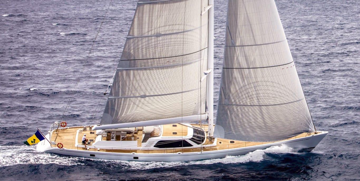 Aboard PAULINE AF SKANOR a 112ft (34.34m) luxury sailing yacht , built by NAUTOR’S SWAN in 2003