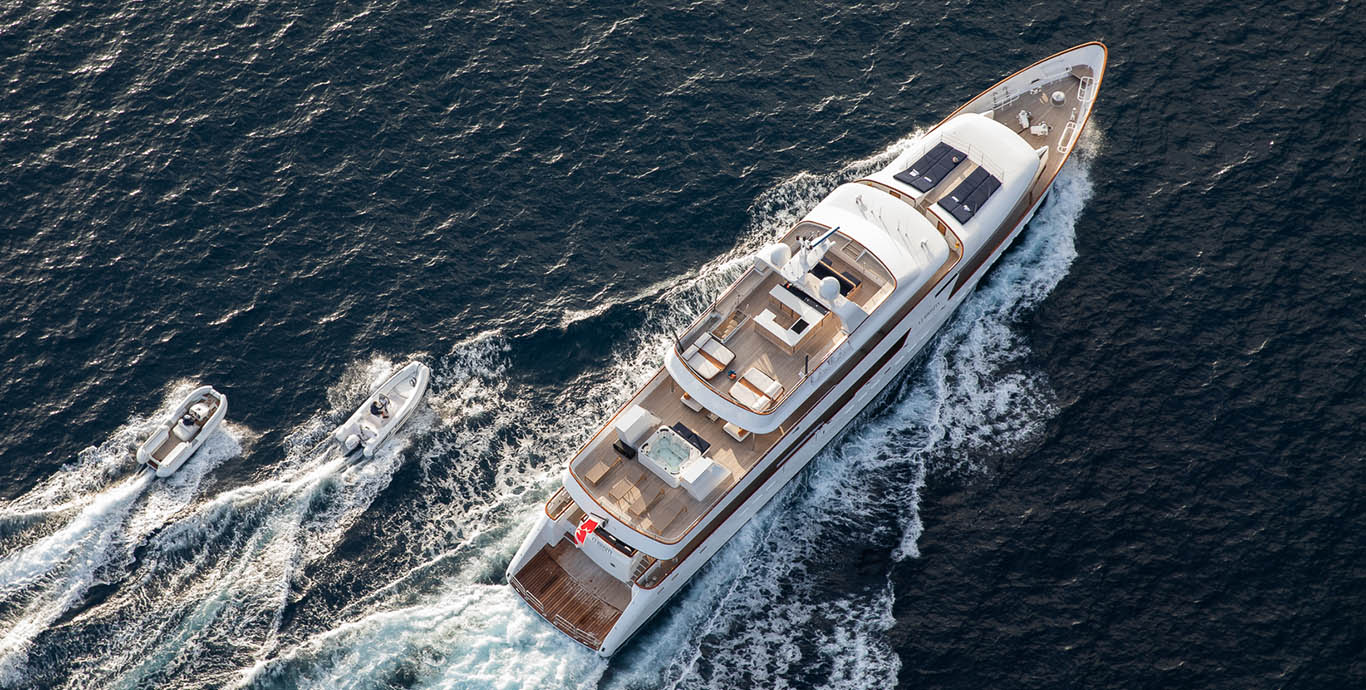 Aboard CURIOSITY a 148ft (45.2m) luxury motor yacht for Charter available with Fraser Yachts, built by NICOLINI in 1985