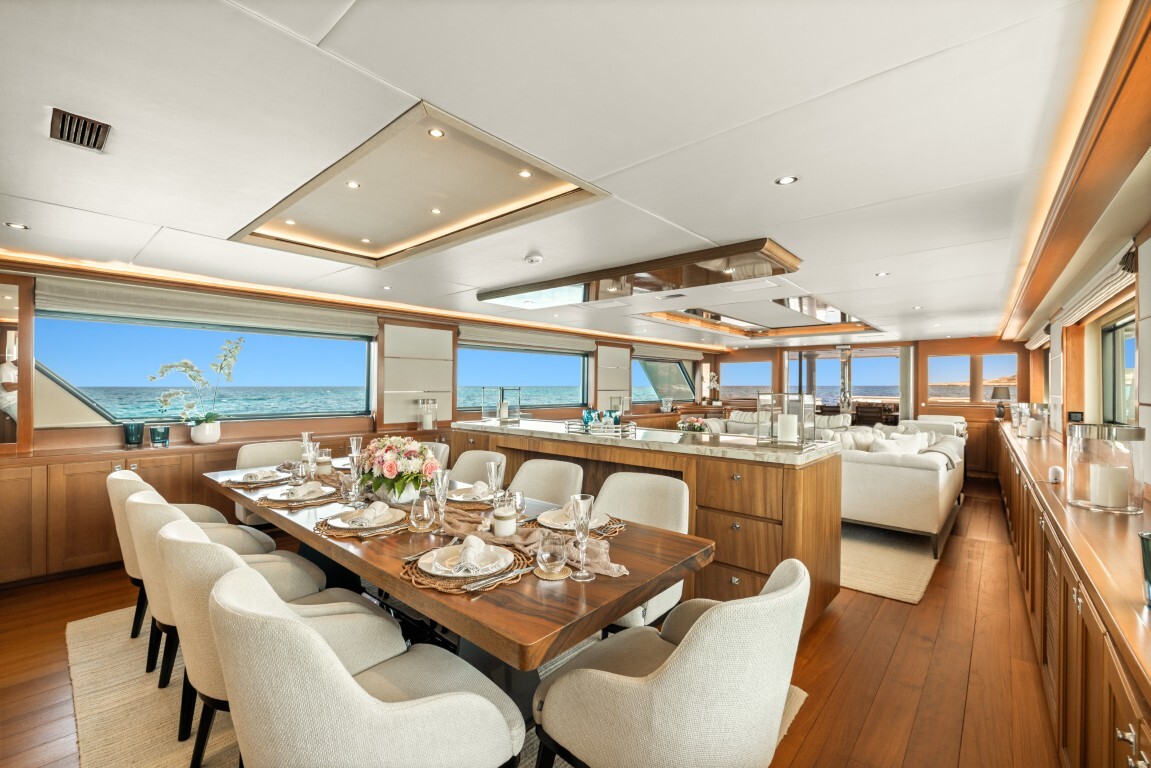 ALAIA motor yacht  by Fraser Yachts, built by FEADSHIP