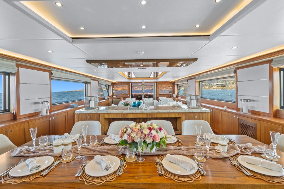 ALAIA motor yacht  by Fraser Yachts, built by FEADSHIP