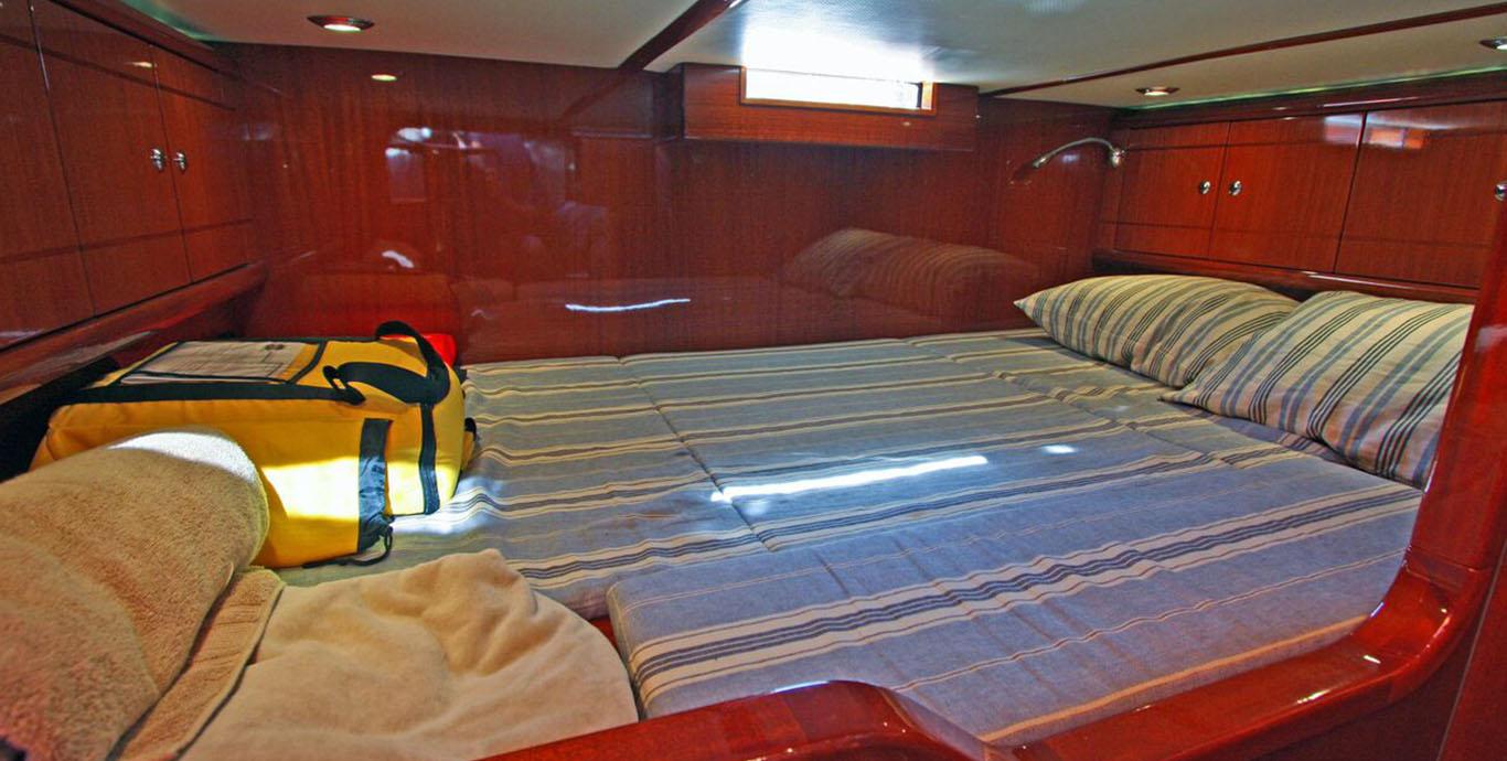 Aboard ODIN III a 42ft (12.8m) luxury motor yacht , built by J CRAFT in 2012