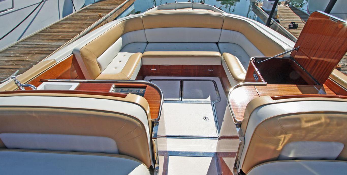 Aboard ODIN III a 42ft (12.8m) luxury motor yacht , built by J CRAFT in 2012