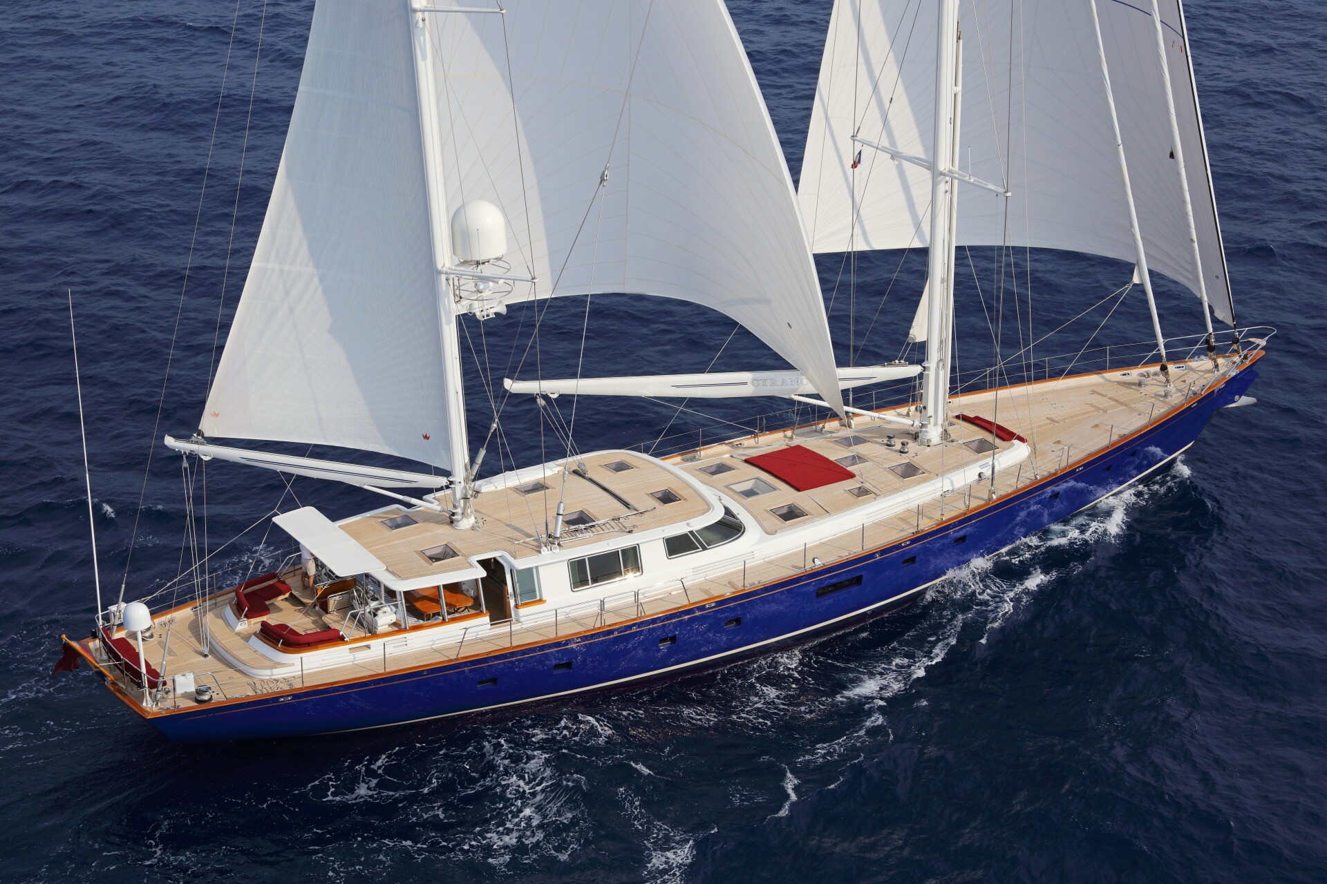 CYRANO DE BERGERAC sailing yacht  by Fraser Yachts, built by CAMPER &amp; NICHOLSONS