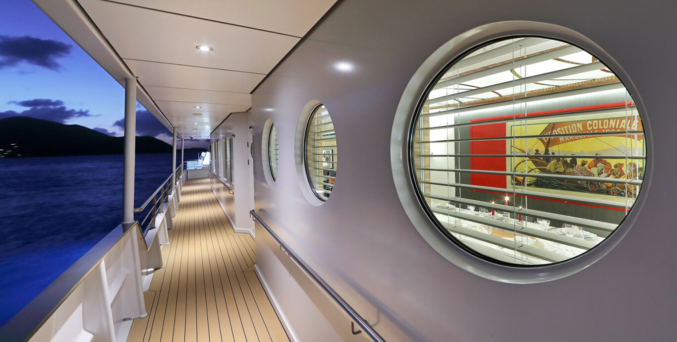 Aboard YERSIN a 254ft (77.6m) luxury motor yacht , built by PIRIOU in 2015