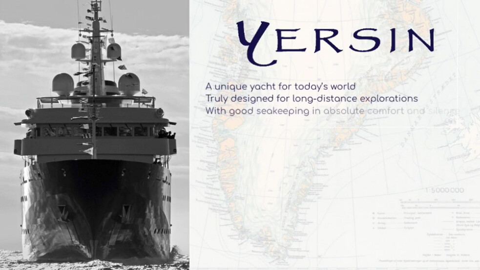 now-available for charter in greenland - YERSIN yacht for sale is also available for charter- Fraser yachts