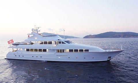 Aboard DESTINY a 130ft (39.62m) luxury motor yacht , built by BROWARD in 1992