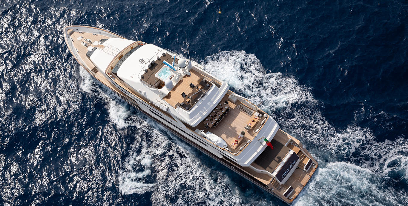 Aboard CLOUD ATLAS a 150ft (46m) luxury motor yacht for Charter available with Fraser Yachts, built by LLOYDS SHIPS in 1990