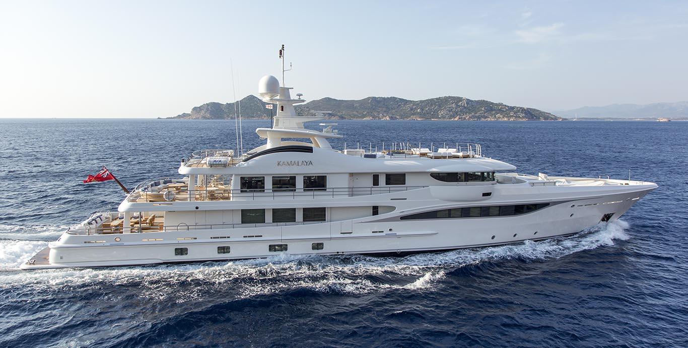 Aboard KAMALAYA a 180ft (55m) luxury motor yacht , built by AMELS in 2013